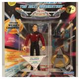 Star Trek Next Generation 7th Series Vintage Play Mates Skybox Ensign Wesley Crusher New Sealed