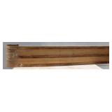 Flexible Paris Wood Toboggan. Snow Sled Adults & Kids Approx. 8 Ft Long X 17 Inch Long In Great Condition