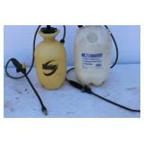 Plastic Tank Sprayers Lot Of 2 Sprayers