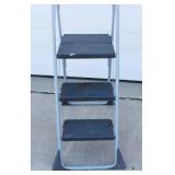 Lift Ladder 3 Steps Steel Step Ladder