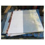 20′ x 20′ 9 oz. Black Vinyl Tarp w/ Advertisement – Reused Billboard – 9 mil Lightweight Duty - A Grade