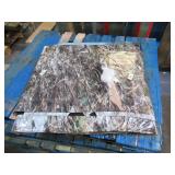 26′ x 28′ 9 oz. Black Vinyl Tarp w/ Advertisement – Reused Billboard – 9 mil Lightweight Duty - A Grade