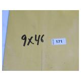 9′ x 46′ 15 oz. Black Vinyl Tarp w/ Advertisement – Reused Billboard – 15 mil Lightweight Duty - A Grade