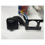 6 Way Round Pin Connector & 4 Flat Combo Adapter Harnesses