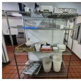 4-tier Metal Racks W/Contents