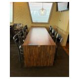 Table and 8 Exclusive Pizza Hut chairs