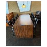 Table and (8) Exclusive Pizza Hut chairs.