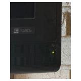 Sanyo 42" widescreen LCD TV with ceiling mount