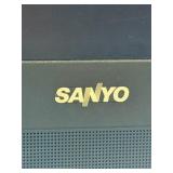 Sanyo 42" widescreen LCD TV with ceiling mount