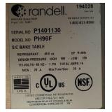 Randell 3-door Portable Cold holding Prep Table
