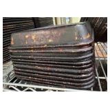 13 x 9 pizza pans;  13" round pizza pans
