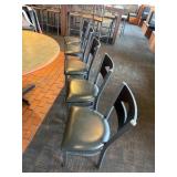 52" Round Table; (5) Exclusive Pizza Hut chairs