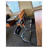 Table and (8) Exclusive Pizza Hut chairs.