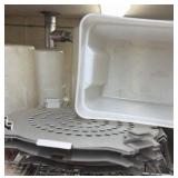 Food prep containers, pizza disks, separators,