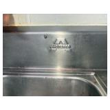Advance 3-compartment sink with pull-down sprayer