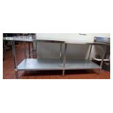 Regency 30" x 84" SS Work Table