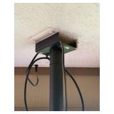Sanyo 42" widescreen LCD TV with ceiling mount