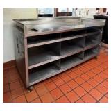 Stainless Steel Rolling Prep station