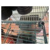 Connected NSF 5-tier wire racks: