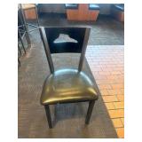 52" Round Table ;(5) Exclusive Pizza Hut chairs.