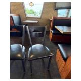 Table and (8) Exclusive Pizza Hut chairs.
