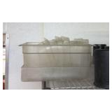 Food prep containers, pizza disks, separators,