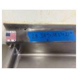 One-Compartment StS Deep Sink w/left-side drainboard