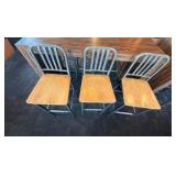 High Top Table and (6) Bar Stools