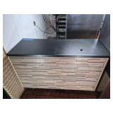 POS wood counter