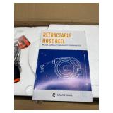 $180 Giraffe Tools Retractable Garden Hose Reel 1/2 in x 130 ft, Wall Mount, Slow Return, 180 Swivel