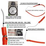 Spearfishing Pole, Hawaiian Sling Fishing Spear Set, Fiberglass Pole Spear Harpoon Gear