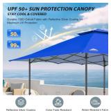 $161 Eagle Peak 13x13 Pop Up Canopy Tent, Instant Outdoor Shelter, Auto Extending Eaves, 169 sq ft
