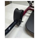 $136 HOMLAND Foldable Rollator Walker with Seat, Aluminum Frame, 8" Wheels, Height Adjustable