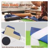 TODIBY 6-Piece Soft PU Leather Toddler Climbing Toys, Foam Play Gym Blocks Indoor Climber Set