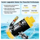 $200 Pond Fountain Aerator, 1HP 110V 750W, 15000 GPH Floating Fountain Pump with 100 ft Power Cord