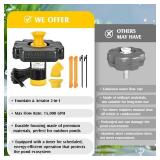 $200 Pond Fountain Aerator, 1HP 110V 750W, 15000 GPH Floating Fountain Pump with 100 ft Power Cord