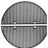24" Cast Iron Heavy-Duty Half-Moon Grates for Kamado Grills, 24" Grill Grid