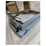 33  x 21  stainless steel three tier cart