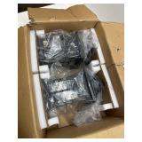 Motion Sensor Outdoor Wall Lights (2-Pack) Dusk-to-Dawn, E26, Tempered Glass, Wall-Mounted Black