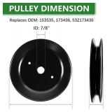 Deck Rebuild Kit for 42" Riding Lawn Mower - Fits Craftsman LT1000/LT2000, Husqvarna YTH1542xp