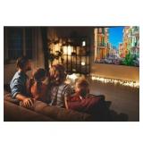 onn. Indoor/Outdoor Folding Projector Screen, White