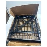 $130 FXW Rollick Unleashed Dog Playpen, 40-inch, 8 Panels, Indoor/Yard/RV Camping, Black Patented