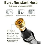 $136 GLAHODEN Retractable Hose Reel 5/8 x 90 ft, 2025 Dual Ratchet Lock, 180  Swivel Mount