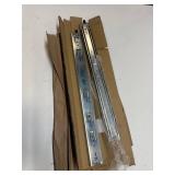 Locking Drawer Slides, Full Extension, 12-40 Inch, Side-Mount Rails, 136 lb, 1 Pair