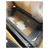 $200 Clear Acrylic Dog Play Pen Indoors 30", 10 Panels, Transparent Puppy Playpen with Door, White