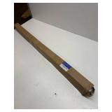 Artiwell Heavy Duty Shower Rod, Adjustable 47-84 in, Permanent Mount, Stainless, Brushed Gold