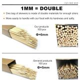 HOPELF 36" Bamboo Skewers for Marshmallows, BBQ, Kabob, Roasting, Camping.