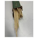 HOPELF 36" Bamboo Skewers for Marshmallows, BBQ, Kabob, Roasting, Camping.