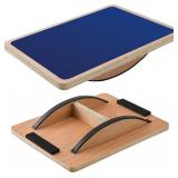 Juoe Balance Board Wobble Board for Adults and Kids - Anti-Slip 350 Lbs, PT & Balance Training