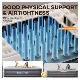InnoTruth Queen Air Mattress with Built-in Pump, 18" Thick, 650lb Capacity